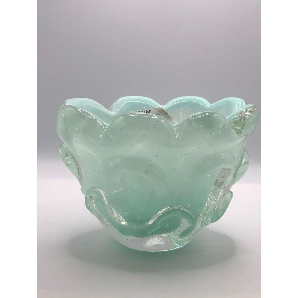 Vaso aspente verde claro Cristais São Marcos