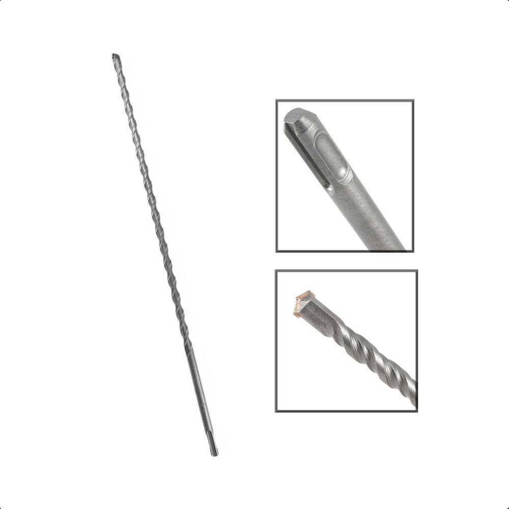 Broca SDS Plus 12x110 mm Aço Carbono Tungstênio Martelete
