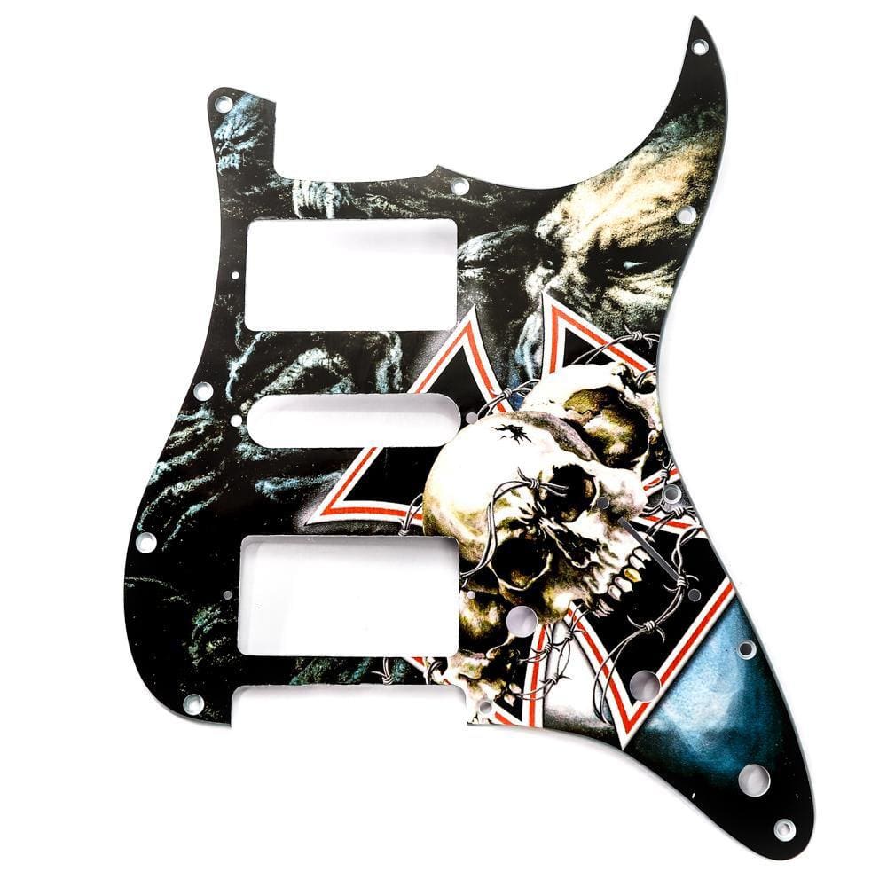Escudo Guitarra Am Strat HSH Caveiras Cruz Spirit 120-HS [F035]