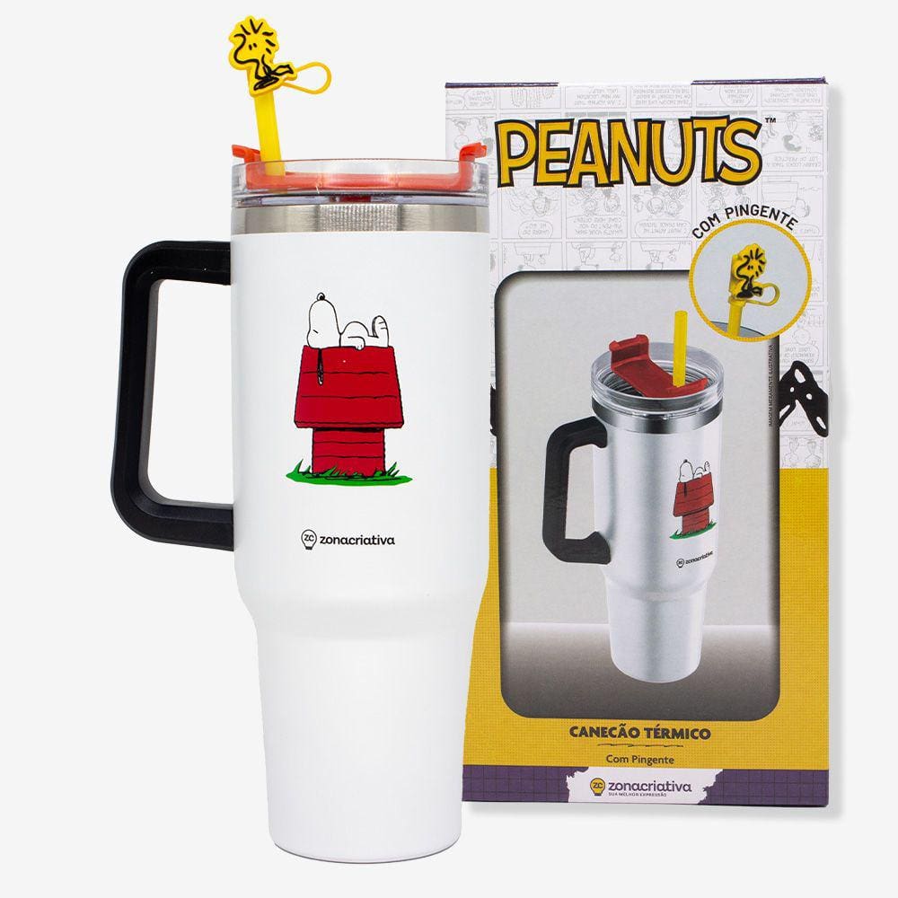 Canecao Tumbler C/ Pingente 1,15 Lt Snoopy - Zona Criativa