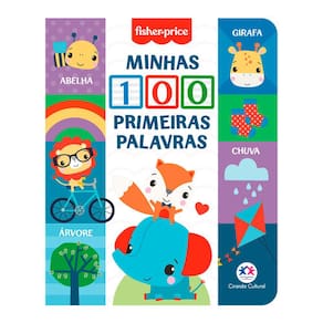 Livro Minhas 100 Primeiras Palavras Fisher Price