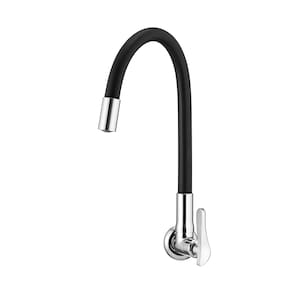 Torneira Lorenflex de Parede com Bica Flexivel 1178 B27 Preto - Lorenzetti