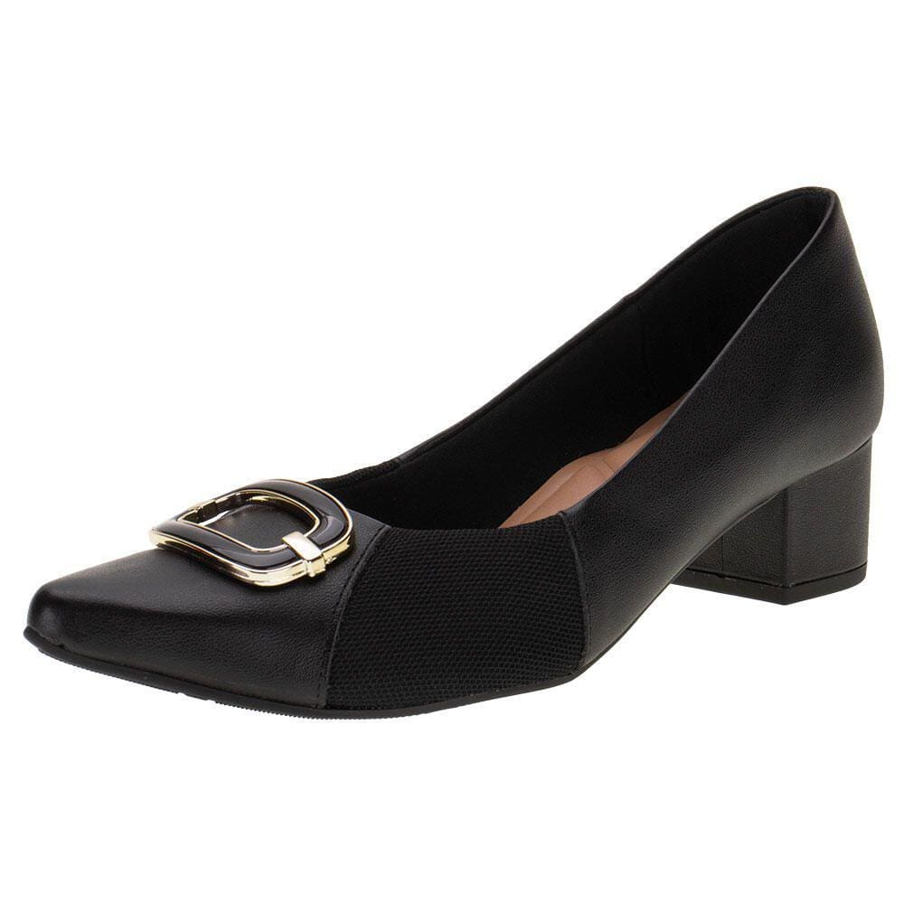 Sapato Feminino Salto Grosso Usaflex Mm0503