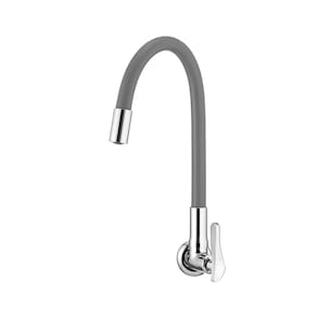 Torneira Lorenflex de Parede com Bica Flexivel 1178 G27 Cinza - Lorenzetti