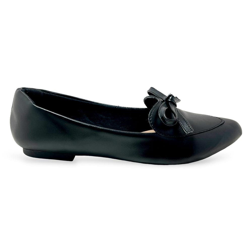 Sapatilha Mocassim Feminino Bico Fino Social Casual com Laço