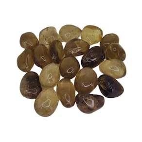 Quartzo Fumê Pedra Rolada 500g Semi Preciosa - Proteção