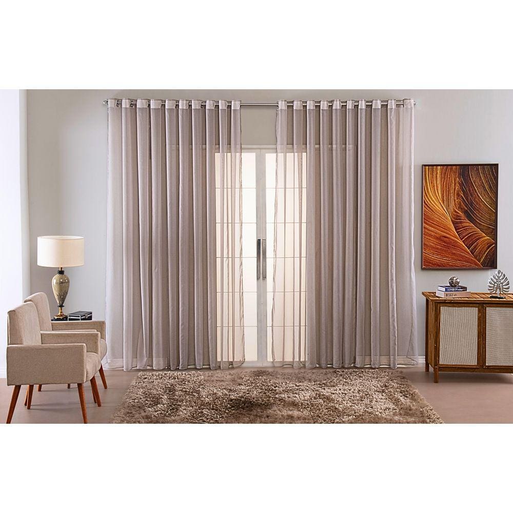 cortina sala quarto voal liso delicate 300x220 transparente