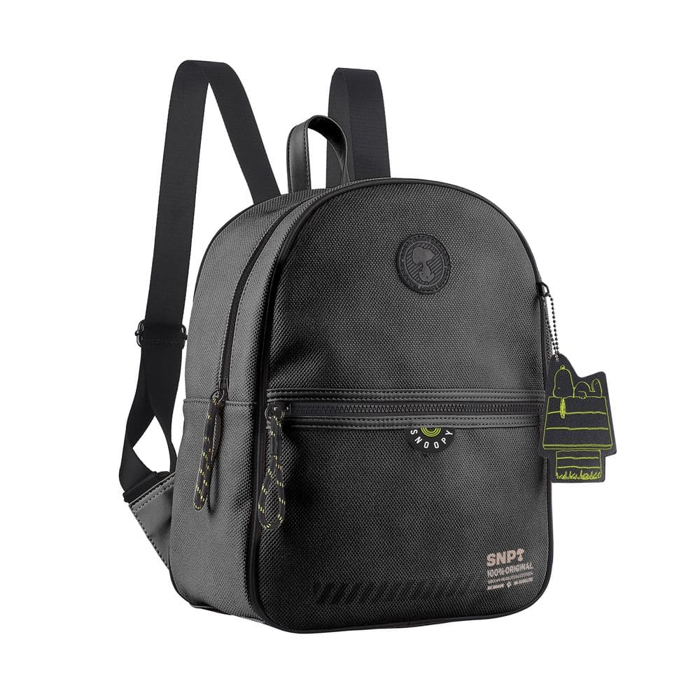 Mochila De Costas Snoopy Feminina Casual Urbano - Cor: Preto