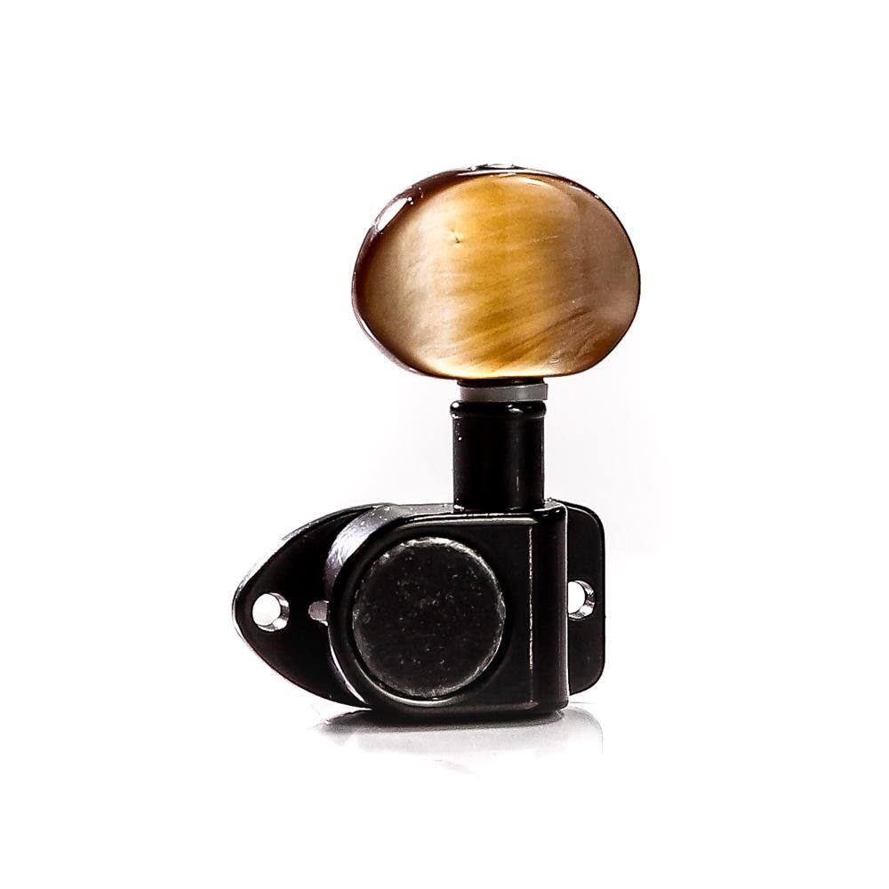 Tarraxa Para Violão Preta/Marrom Spirit J508BW-BK-R3L3 [F035]