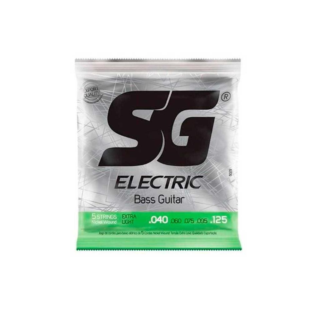 Encordoamento P/baixo 5 Cordas Niquel 0.040 - 0.125 Sg [F108]