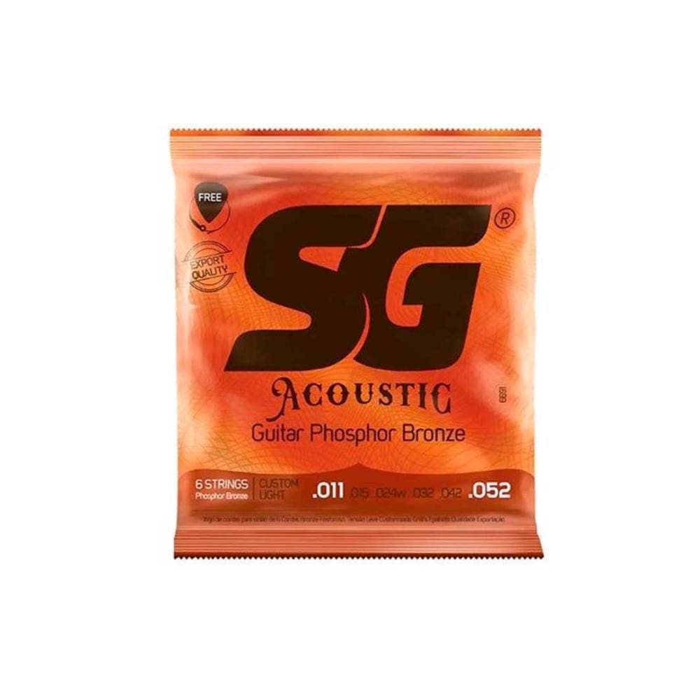 Encordoamento P/violão Fósforo Bronze Sg 0.011 - 0.052 [F108]