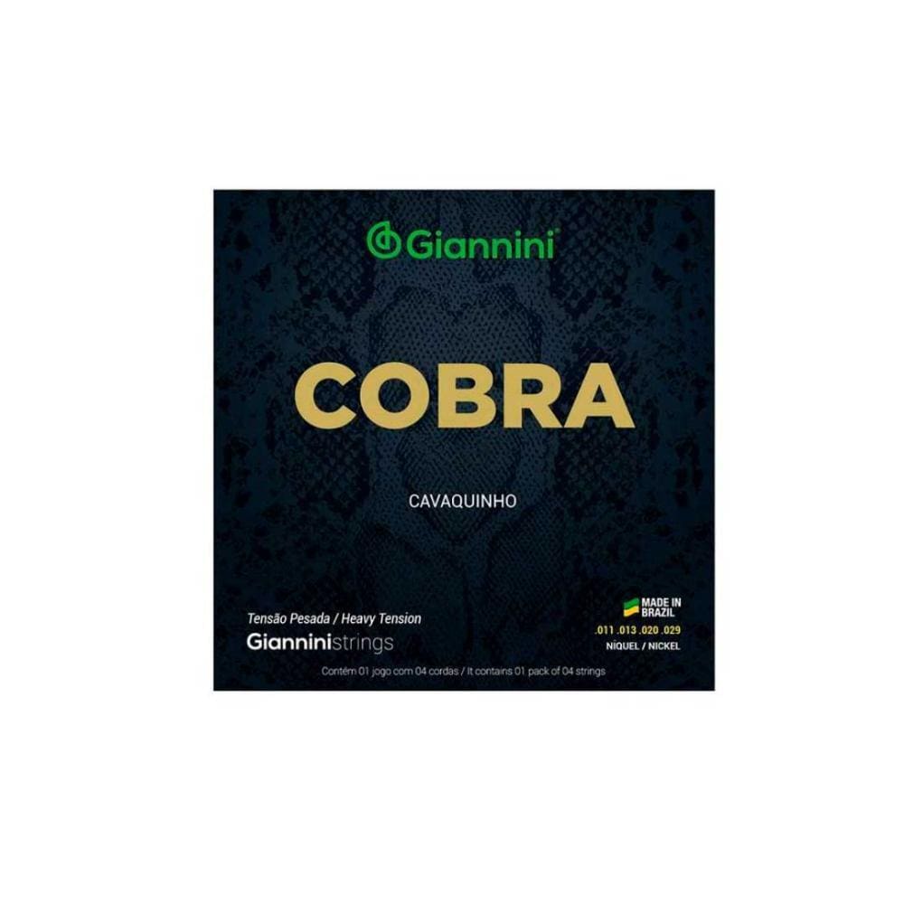 Encordoamento P/cavaquinho Giannini Cobra Niquel Pesada Gescp [F108]