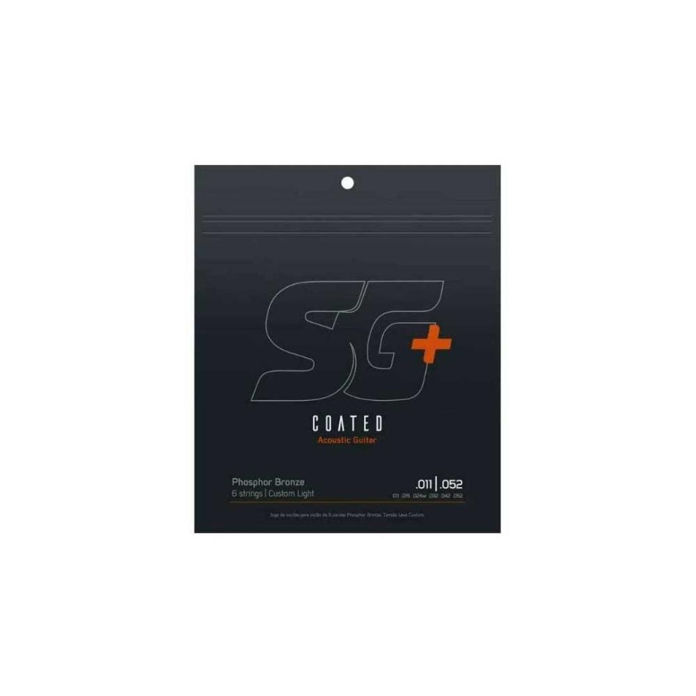 Encordoamento P/violão Fósforo Bronze Sg+ Revestido 011 [F108]