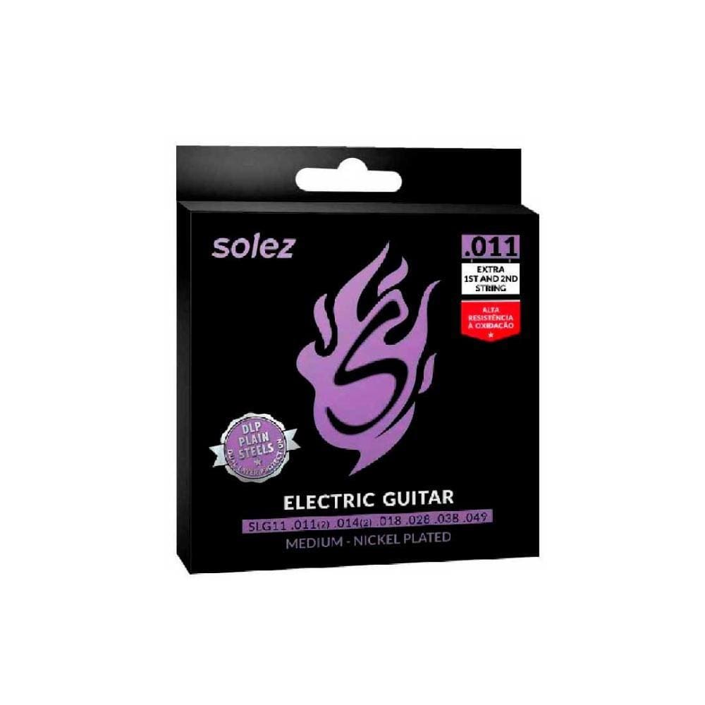 Slg11 Ga Encordoamento Solez De Guitarra   0.011" [F108]