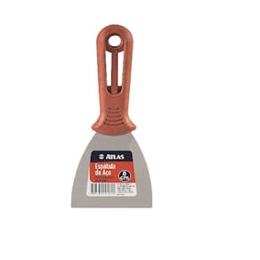 Espátula Aço Carbono Atlas 175/8 8cm - Embalagem com 12 Unidades