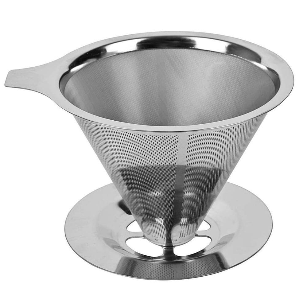 Coador De Café Aço Inox Permanente Filtro Reutilizável