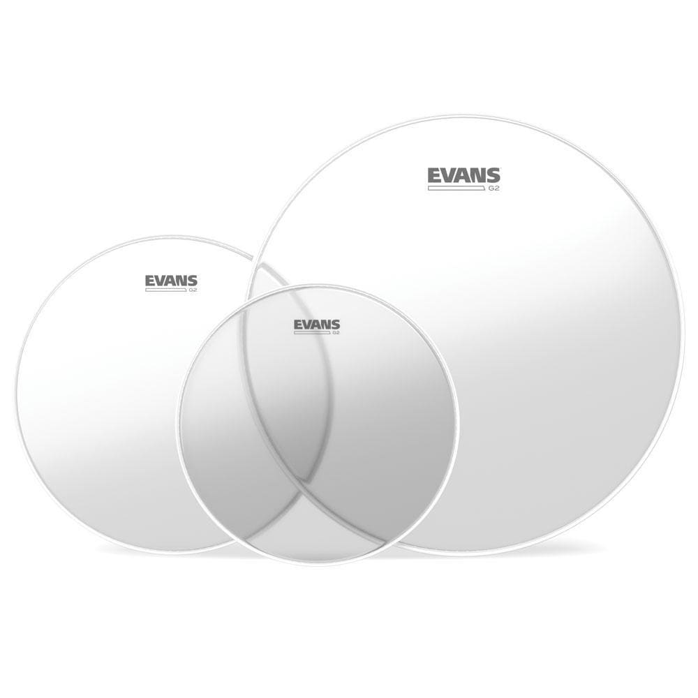 Kit De Peles Fusion G2 Transparente Evans ETP-G2CLR-F [F035]