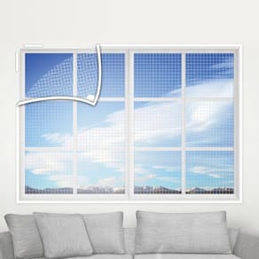 Tela Mosquiteira Para Janela Basculante - 65X105Cm