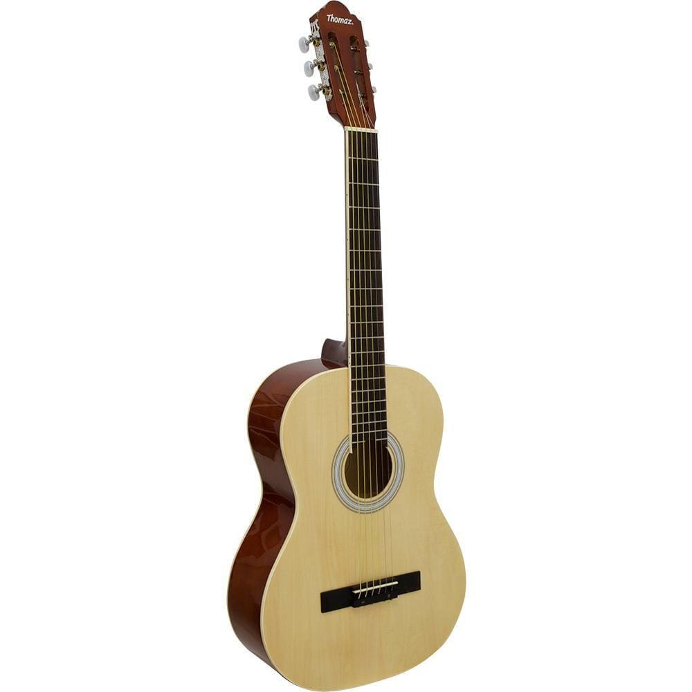 Violão Acústico De Aço Para Destros Com Tensor Tcg 390 A Natural Thomaz [F097]
