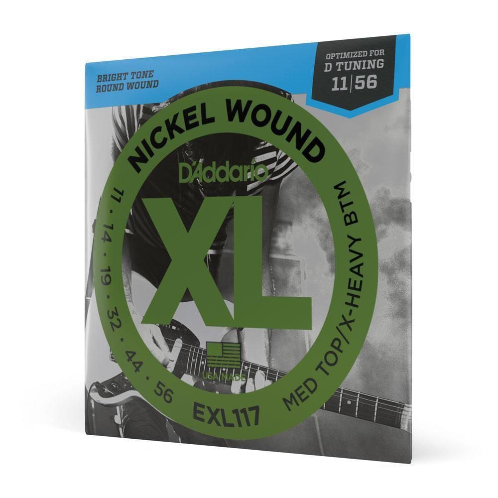 Encordoamento Guitarra 11-56 D Addario XL Nickel EXL117 [F035]