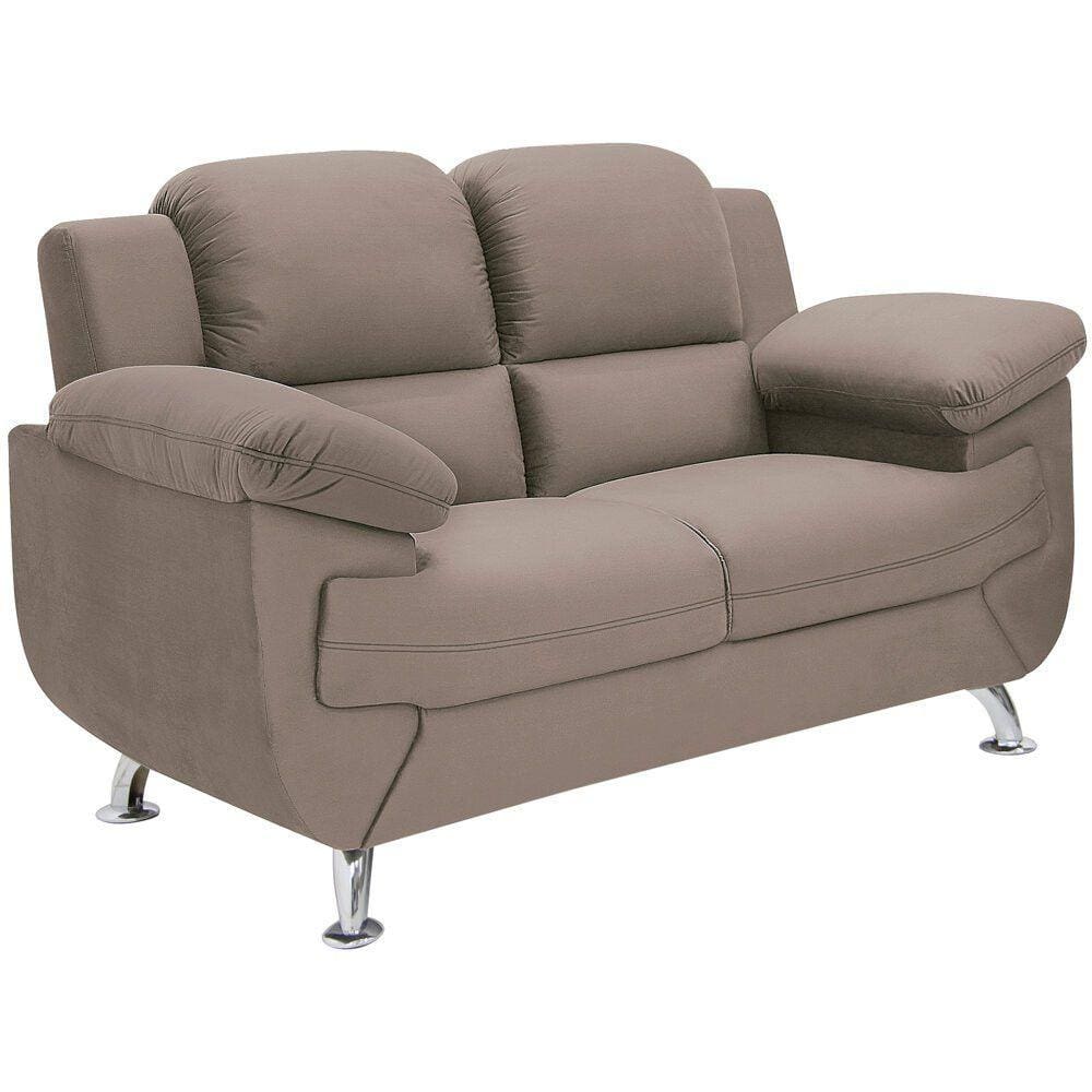 Sofá Avalon 152cm com 2 Lugares em Veludo e Espuma D-33 Linoforte