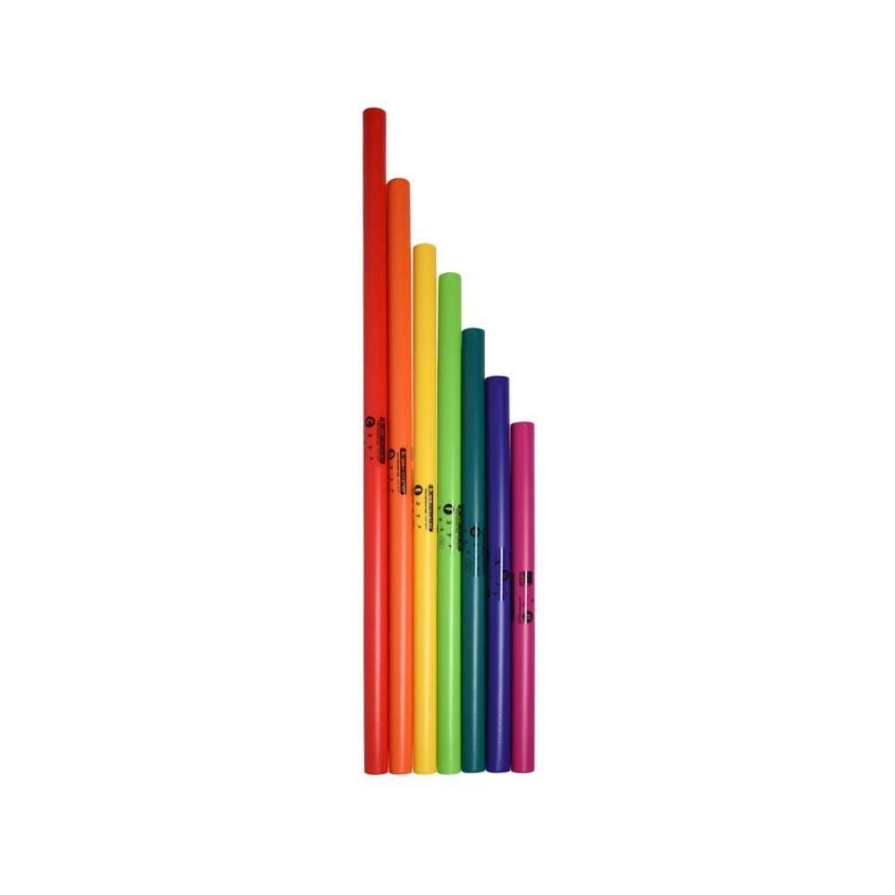 Kit Escala Diatônica Grave Dó Maior Com 7 Boomwhackers BWJG [F035]