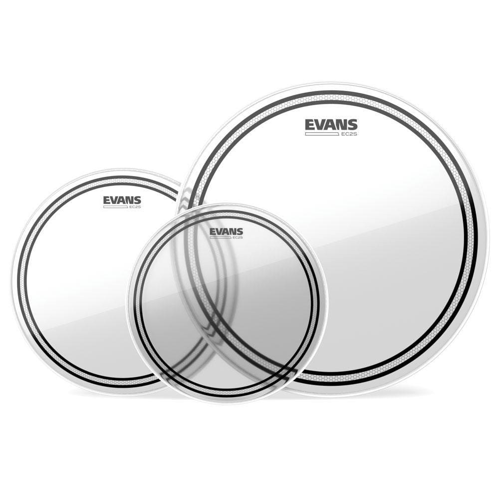Kit De Peles Fusion Evans EC2S Transparente ETP-EC2SCLR-F [F035]