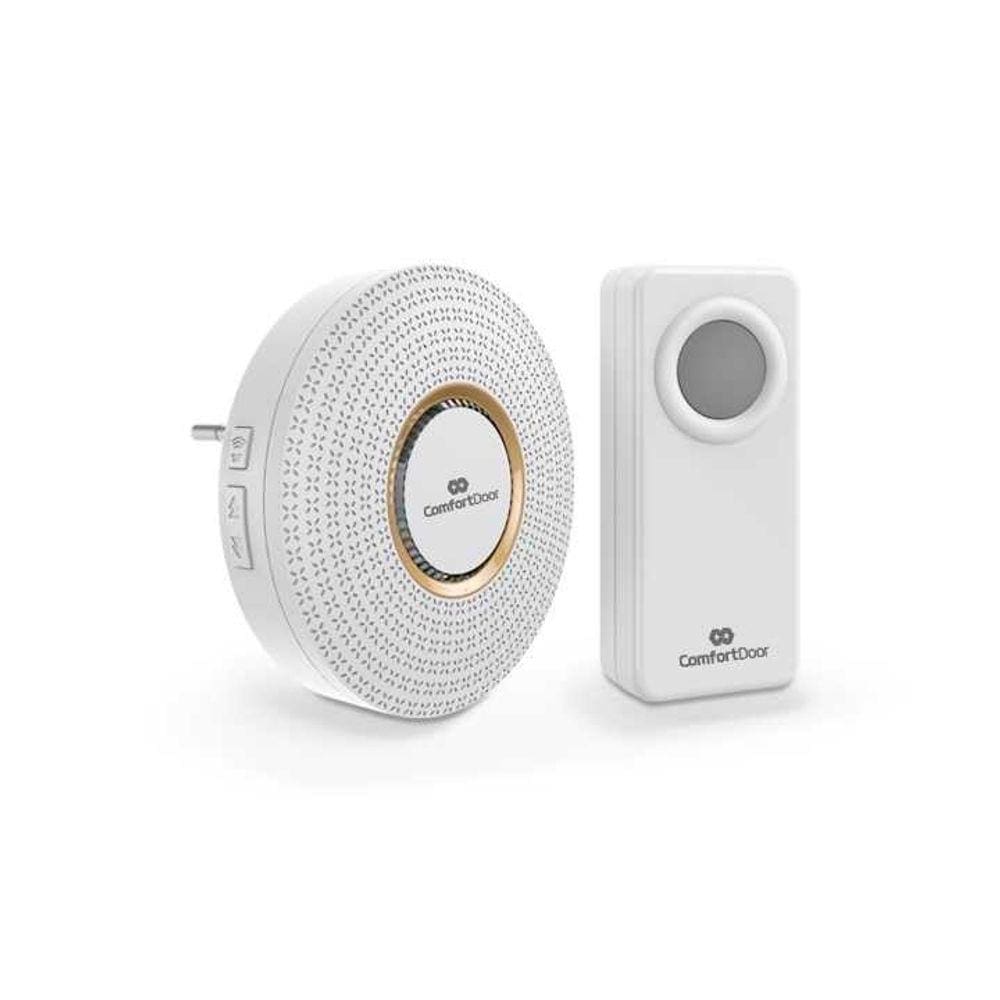 Campainha Wireless Redonda Branca Bivolt ConfortDoor