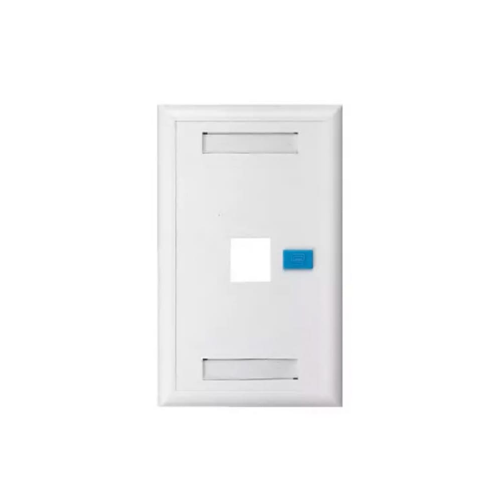 Espelho Parede 4x2 Branco P/ Keystone 1 Porta [22]