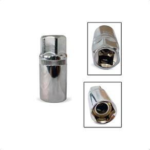 Soquete de Retirar Vela Imantado Encaixe 1/2 21mm Sextavado