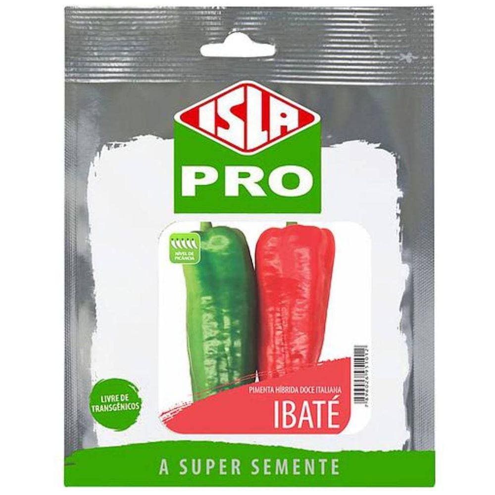 Sementes de Pimenta Hibrida Alongada Ibaté (20 Sementes)ISLA