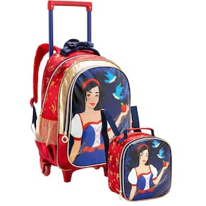 Conjunto Escolar Princesa Mochila + Lancheira Térmica