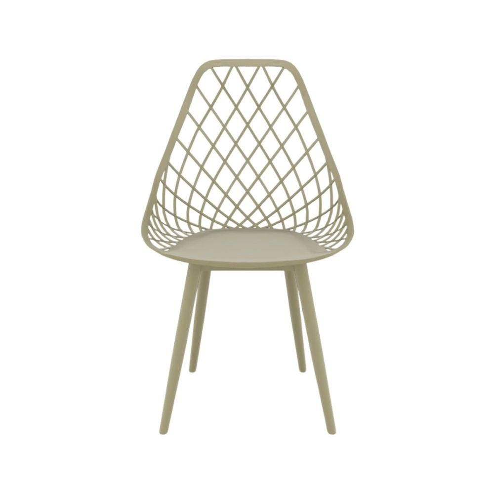 Cadeira para Sala de Jantar Kayla Garden Cinza