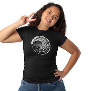 Camiseta Feminina Jamais Deixe de Sonhar Frase Inspiração