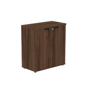 Armário para Escritório Baixo 740x680x360 Abl740pe27 Espresso Móveis Nogal Leonardo