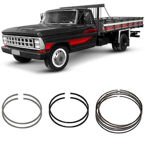 Jogo Anel Segmento STD Ford F-4000 4.2 78 a 86 Mahle DC6221