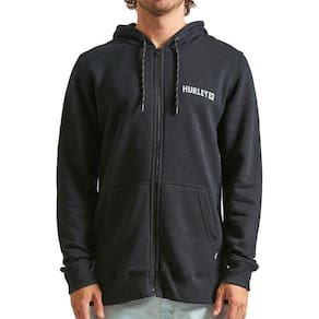 Moletom Hurley Aberto Square WT24 Masculino Preto