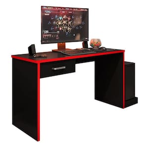 Mesa Gamer com 1 Gaveta e Suporte para CPU DRX-9000