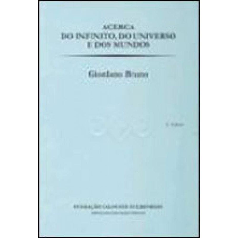 Acerca Do Infinito, Do Universo E Dos Mundos