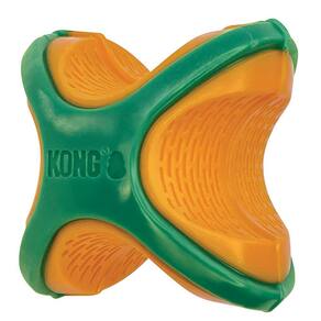 Brinquedo Kong Rambler Rattlez X-l Ball Com Som de Chocalho Grânulos Internos Para Cães Grandes