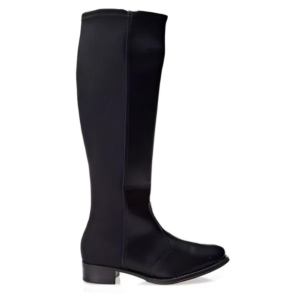Bota Beira Rio Napa Lycra Cano Longo Feminina Preta