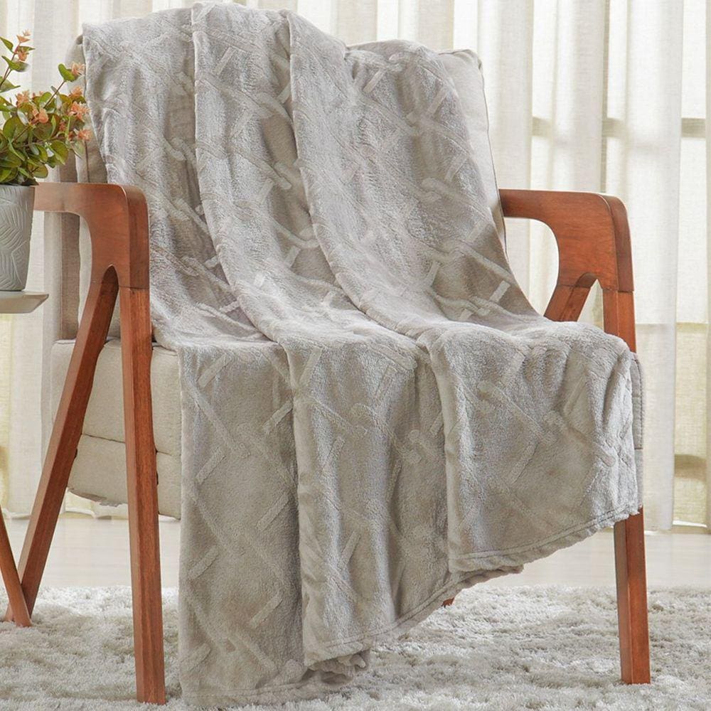 Manta Queen Brushed Microfibra Flannel 220x230