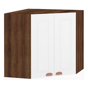 Armário para Cozinha Canto Diagonal 2 Portas Safira Luciane Móveis