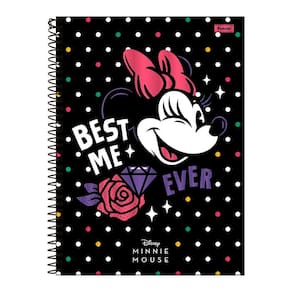 Caderno 10 Matérias 160Fls Minnie Vintage Best Me Foroni