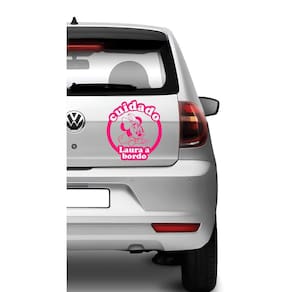 Adesivo Para Carro Bebe A Bordo - Minnie