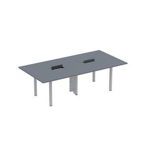 Mesa Reunião 320cm X 140cm Mrcpb3214 Grafito/Cinza