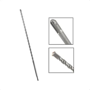 Broca Sds Plus 14X160 Mm Aço Carbono Tungstênio Martelete