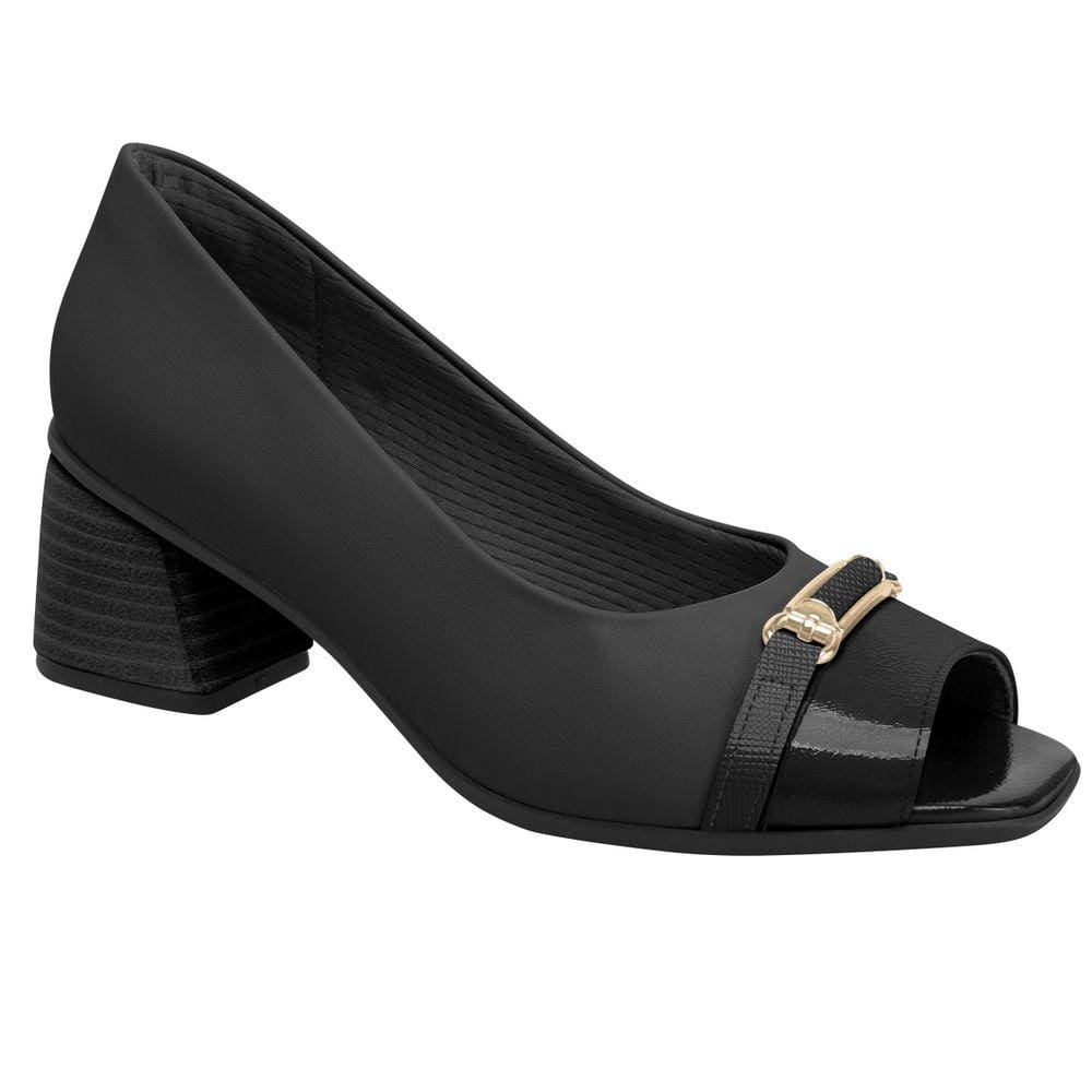 Scarpin Femino Salto Baixo Quadrado Piccadilly 715020