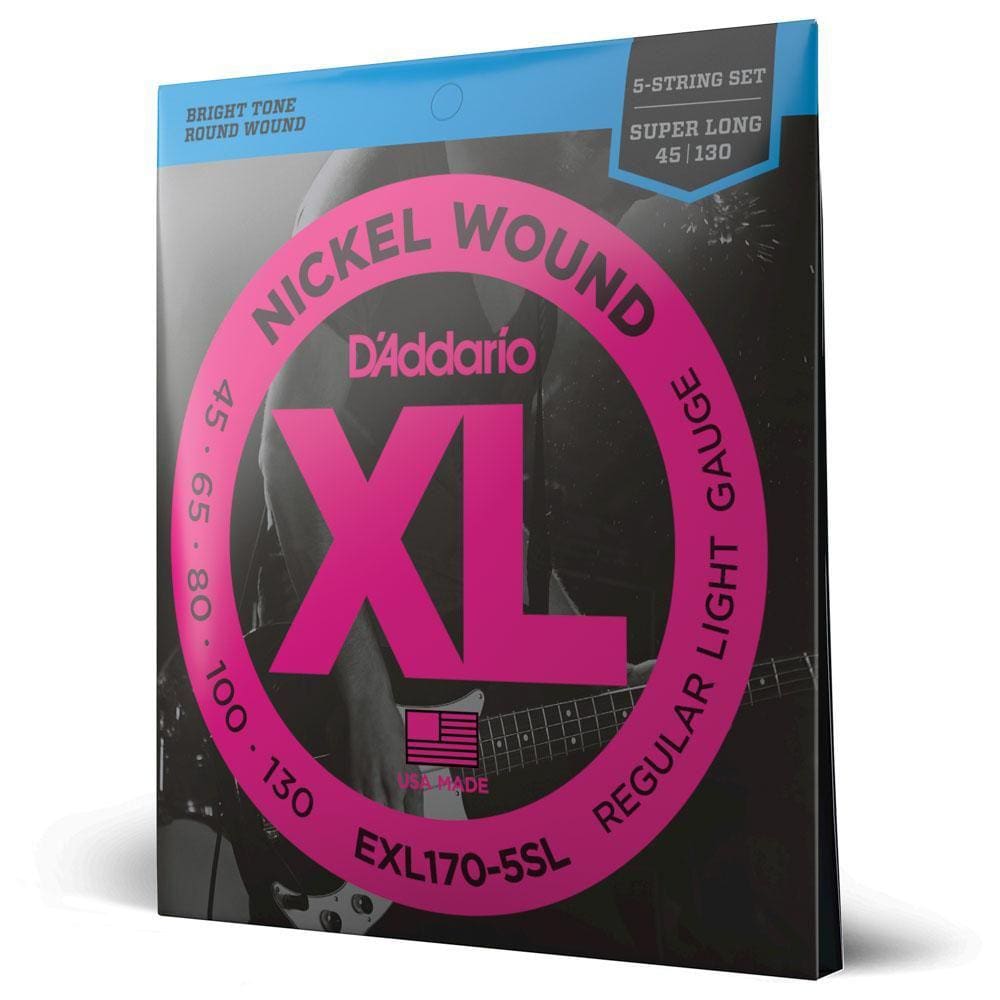 Encordoamento Baixo 5C 45-130 D Addario XL Nickel EXL170-5SL [F035]