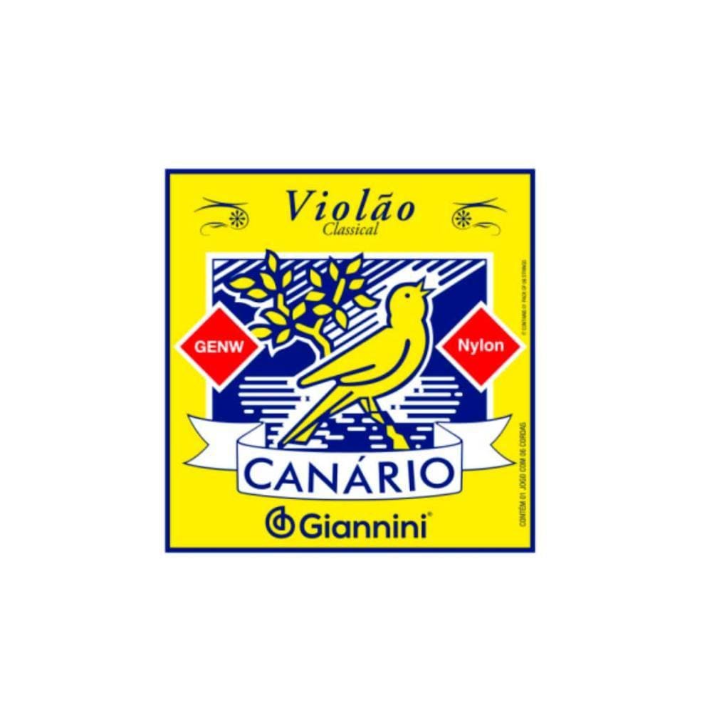 Encordoamento Giannini P/violão Nylon Canário Genw [F108]